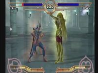 une photo d'Ã©cran de Saint Seiya - Le Sanctuaire sur Sony Playstation 2